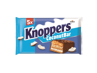 Šokolad. batonėlis KNOPPERS COCONUTBAR, 200 g