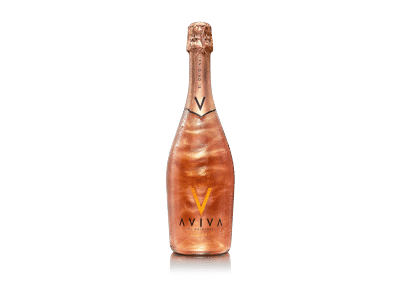 Putojantis aromatizuotas vyno kokteilis AVIVA PINK GOLD, 750 ml