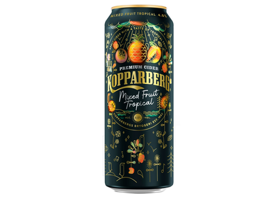 Sidras KOPPARBERG MIXED FRUIT, 4 %, 0,5 l