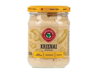 KĖDAINIŲ KONSERVŲ FABRIKO NAMINIAI krienai, 250 g