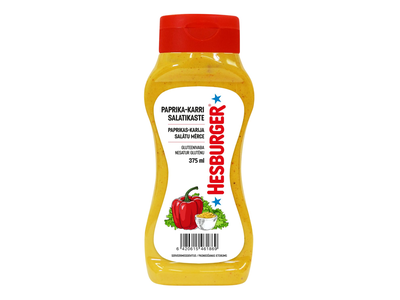 Paprikų ir kario sk. padažas HESBURGER, 390g