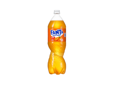 Gazuotas gėrimas FANTA ZERO, apelsinų skonio, 1.5 l