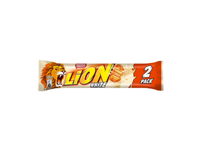 Vafliniai batonėliai LION WHITE, 2 vnt., 60 g