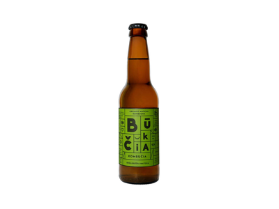 Ekologiška kombučia Matcha BŪKČIA, 330 ml