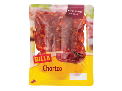 Vytinta chorizo dešra BILLA, 90 g
