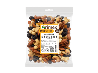 Kepintų riešutų miš. su džiovintais vaisiais ARIMEX PREMIUM, 250 g