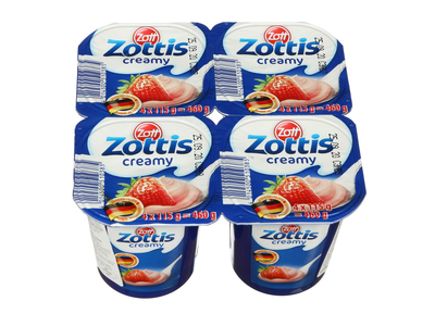 Braškinis desertas ZOTT ZOTTIS, 115 g