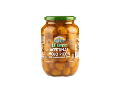 Žaliosios alyvuogės EL FARO MOJO PICON, 580 g