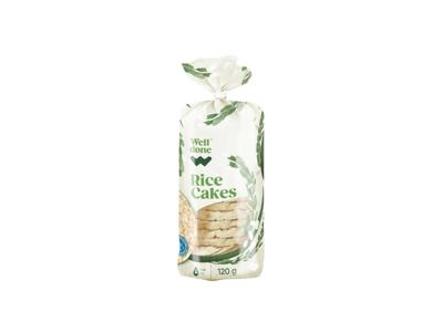 Ryžių trapučiai be druskos WELL DONE, 120 g
