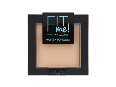 Kompaktinė pudra MAYBELLINE FIT ME, Nr. 105-NATURAL IVORY, 9 g