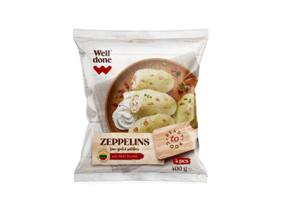 Cepelinai su mėsa WELL DONE, 400 g
