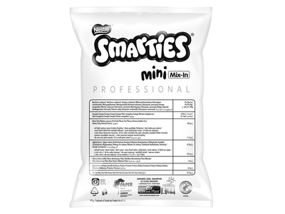 Pabarstukai SMARTIES, pieninio šokolado traškiame cukraus apvalkale, 500 g