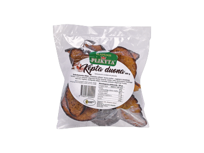 Plikyta kepta duona KLAIPĖDOS DUONA, 100 g