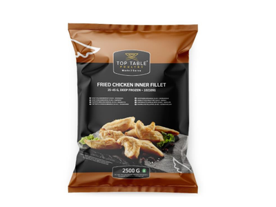 Vištienos krūtinėlės filė TOP TABLE, kepta, 35-45 g, šaldyta, 2,5 kg