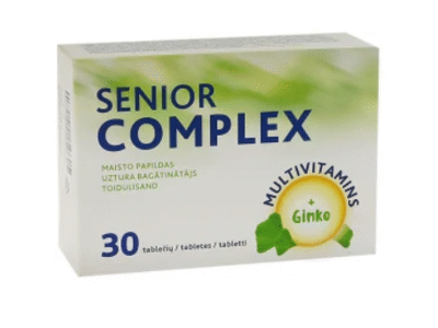 Maisto papildas SENIOR COMPLEX, 30 tabl., 30 vnt.