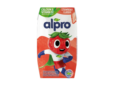 Sojų gėrimas su braškėmis ALPRO KIDS, 200 ml