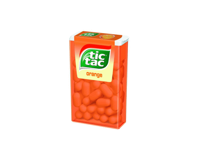 Saldainiai TIC TAC, apelsinų skonio, 18 g