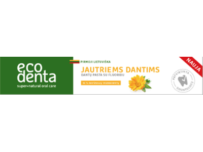 Dantų pasta ECODENTA jautriems dantims, 75ml