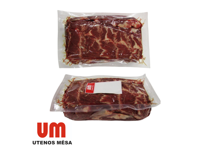 Jautienos sprandinė, be kaulo, vakuume, ~3,5 kg, UTENOS MĖSA