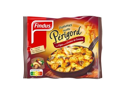 Šaldytos bulvytės, FINDUS, Pommes Perigord, su grybais, 600g