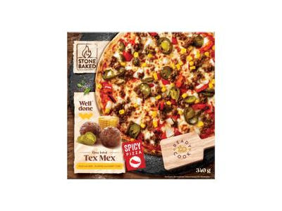 Šaldyta pica WELL DONE TEX MEX, 340 g