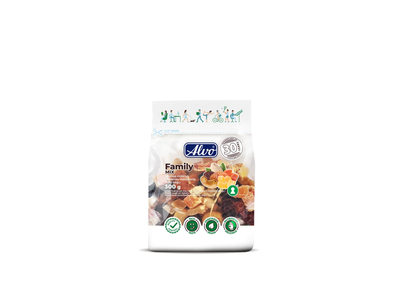 Rieš. ir dž. vaisių miš. ALVO FAMILY, 300 g