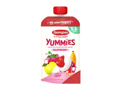 SEMPER YUMMIES RTE su avietėmis, 12mėn. 120g