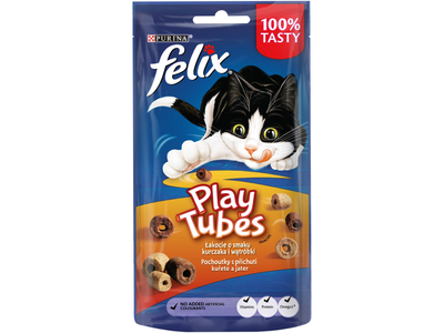 Kačių skanėstas su vištiena FELIX, 50 g