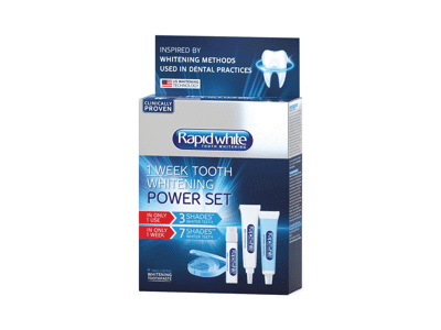 Dantų priežiūros rinkinys RAPID WHITE „BLEACHING POWER SET“, 1 vnt.