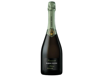 Putojantis vynas BARONE PIZZINI, Franciacorta DZ Edizione, briutas, 2019, 12%, 0,75 l, LT-EKO-001