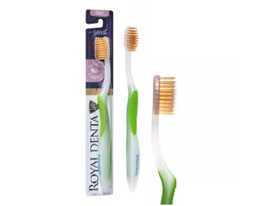 ROYAL DENTA dantų šepetėlis GOLD SOFT, 1 vnt.
