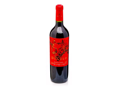 Pusiau sausas raudonas vynas DIABLO DARK RED (13,5%), 0,75 l