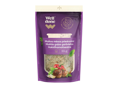 Maltos mėsos prieskoniai WELL DONE, 55 g