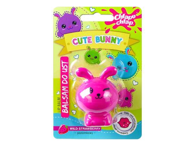 CHLAPU CHLAP CUTE BUNNY WILD STRAWBERRY lūpų blizgis, 7 g