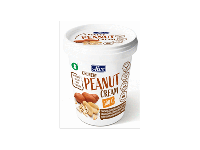 Traškus žemės riešutų kremas ALVO, 500 g
