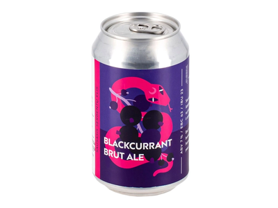 Alus SAKIŠKIŲ BLACKCURRANT BRUT ALE (7%), 0,33 l