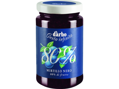 Mėlynių užtepas D'ARBO, 80%, 250 g