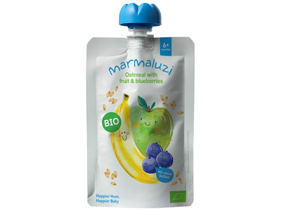 Ekol. ob., avižų košė MARMALUZI, 6 mėn., 90 g