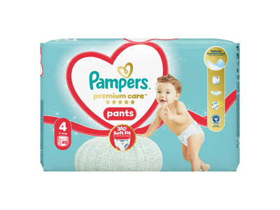 Sausk. PAMPERS PREMIUM PANTS, 4 d. 40 vnt.