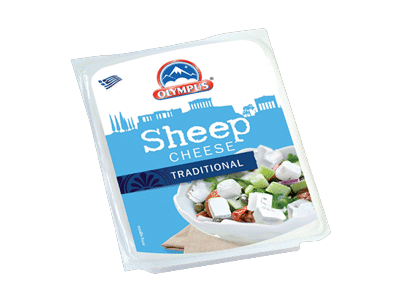 Avių pieno sūris salotoms OLYMPUS, 23 % rieb. s. m., 150 g