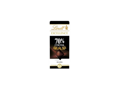 Juodasis šokoladas LINDT EXCELLENCE, 70%, 100 g