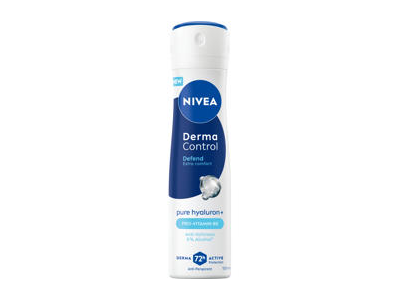 NIVEA Derma Control Defend purškiamas antiperspirantas moterims 150 ml