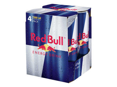 Energinis gėrimas RED BULL, 4x250ml