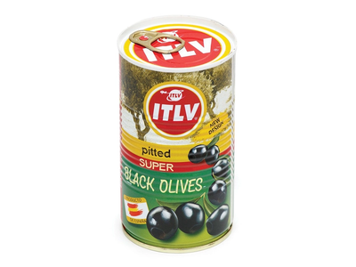 Juodosios alyvuogės ITLV SUPER be kauliukų, 350 g