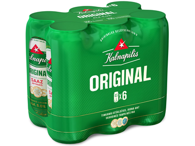 Alus KALNAPILIS ORIGINAL, 5 %, 6 X 0,5 l