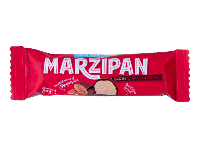 Marcipaninis batonėlis SKRIVERU su juoduoju šokoladu, 40 g