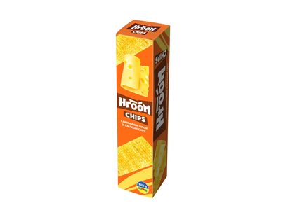Bulvių traškučiai HROOM, juostelėmis, sūrio skonio, 50 g