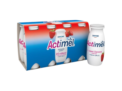 Ferm. jogurto gėrimas ACTIMEL, braškių sk., 1,5%rieb.,8x100g, 800 g