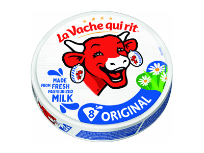 Lydytas sūris LA VACHE QUI RIT, 45 % rieb. s. m., 120 g