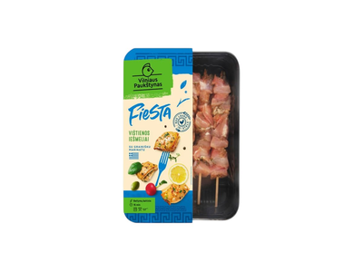 Vilniaus Paukštynas Fiesta vištienos iešmelis graikiškame marinate, 480 g